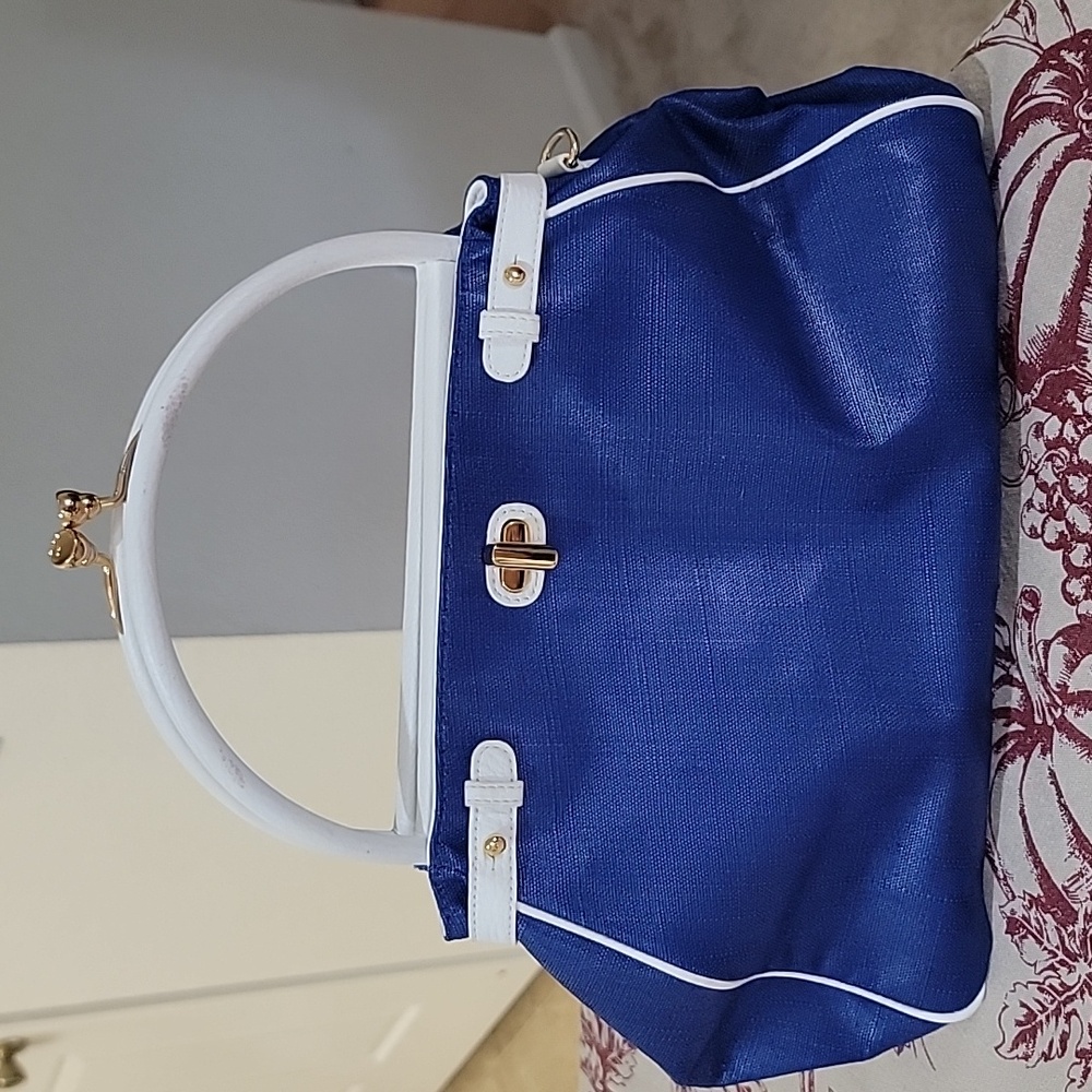 Brooks Brothers Canvas with Leather Trim Bag